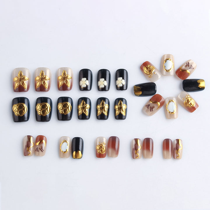 Gothic Themed Nail Art Set Bowlift