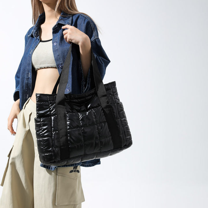 Stylish Puffer Tote Bag Bowlift