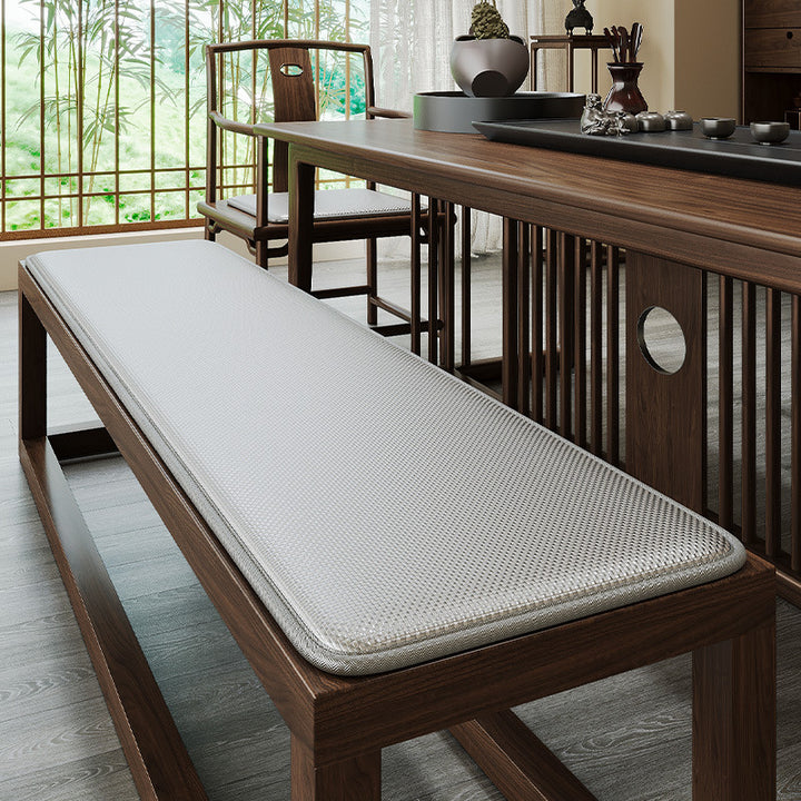 Plush Woven Bench Cushion Mat Bowlift