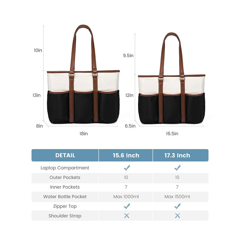 Spacious everyday tote bag with practical outer pockets Bowlift