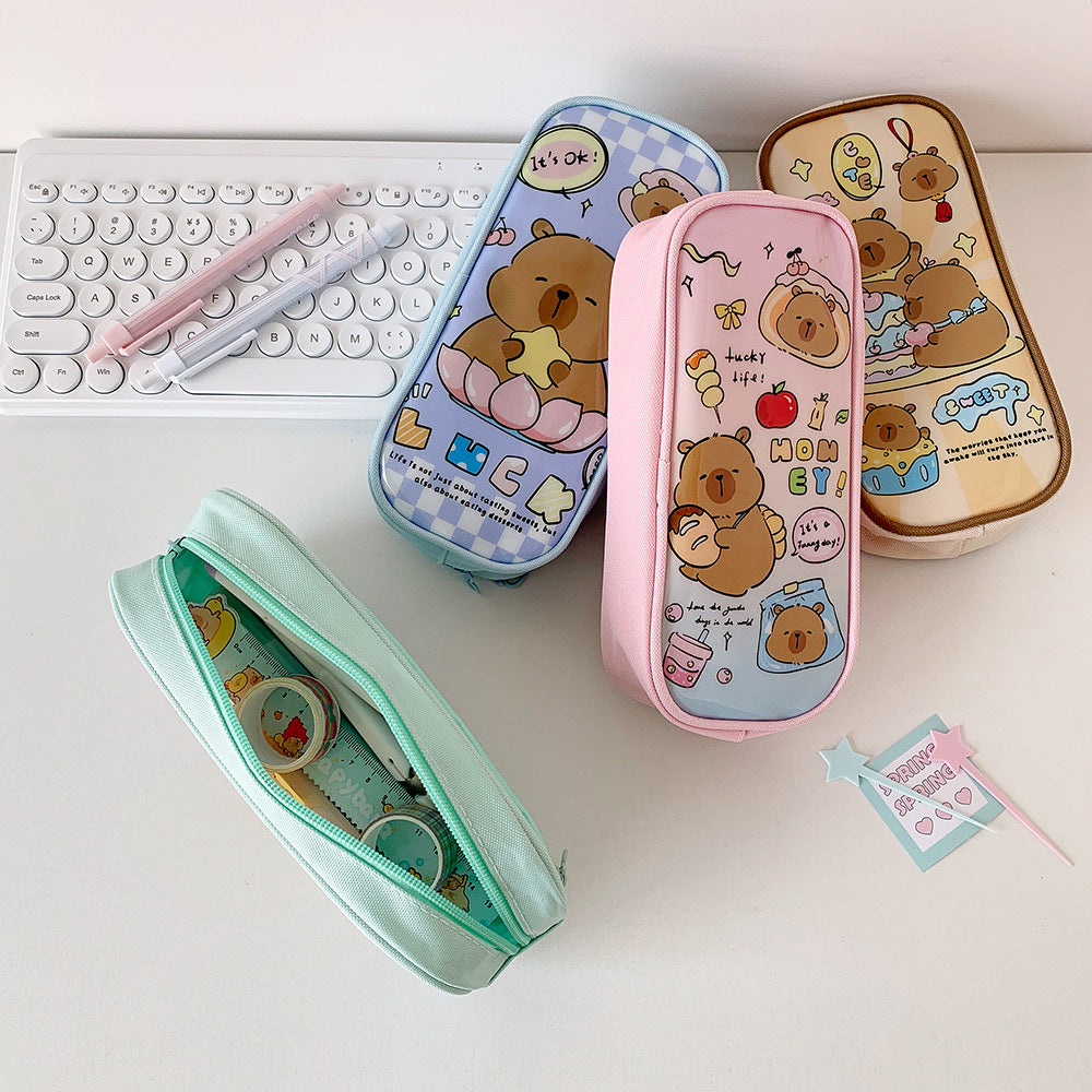 Cute Bear-Themed Pencil Case Bowlift