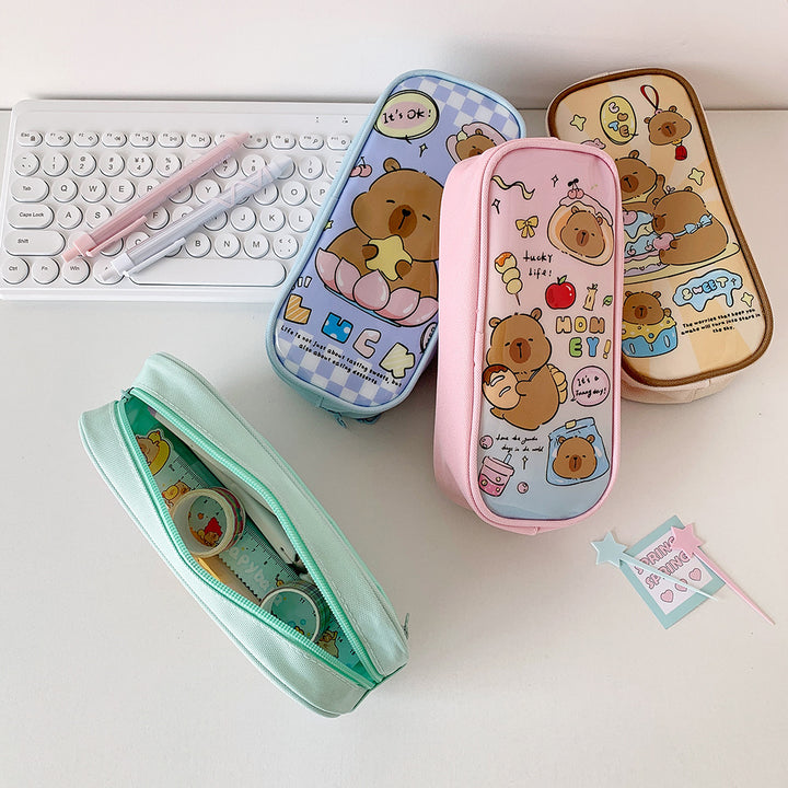 Cute Bear-Themed Pencil Case Bowlift