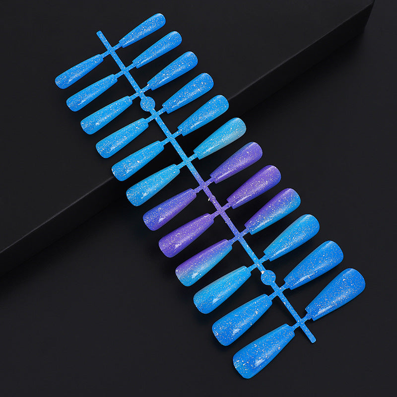 Artificial nails in creative drop design Bowlift