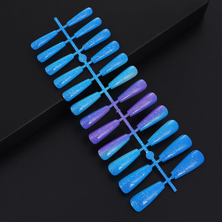 Artificial nails in creative drop design Bowlift
