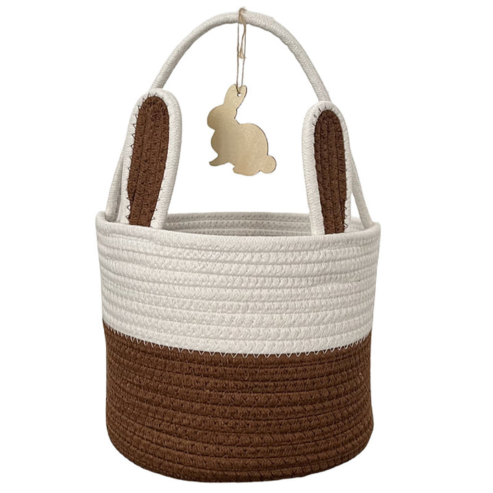 Women Decorative Basket with Bunny Ear Accent Bowlift