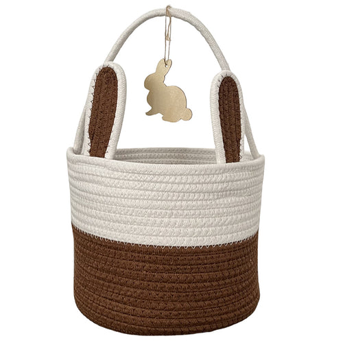 Women Decorative Basket with Bunny Ear Accent Bowlift