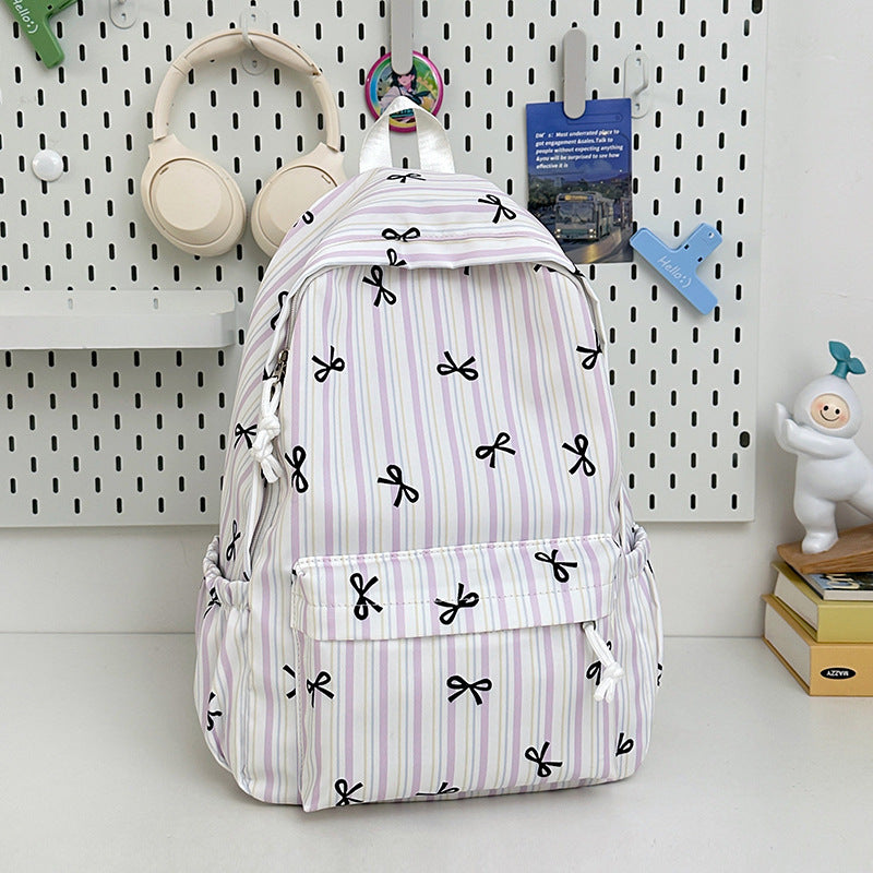 Patterned Backpack Bowlift