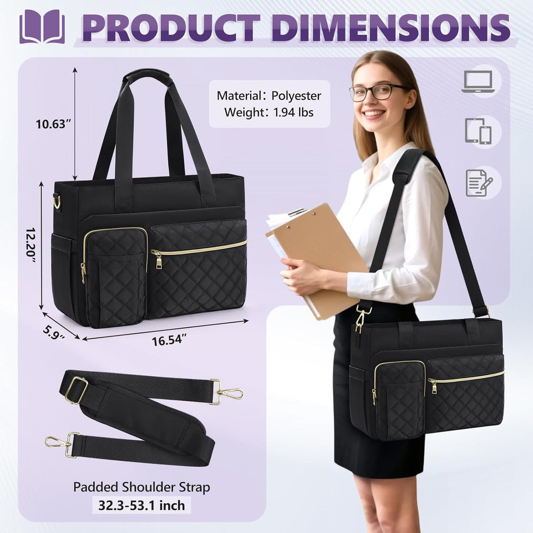 Padded Multi-functional Handbag with Organizer Bowlift