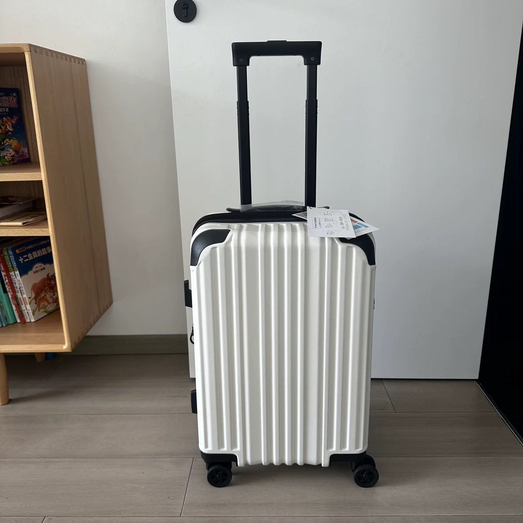 Durable Multi-Compartment Hard-Shell Suitcase