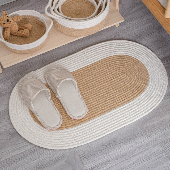 More Elegant Cow Pouf Made of Natural Materials Bowlift