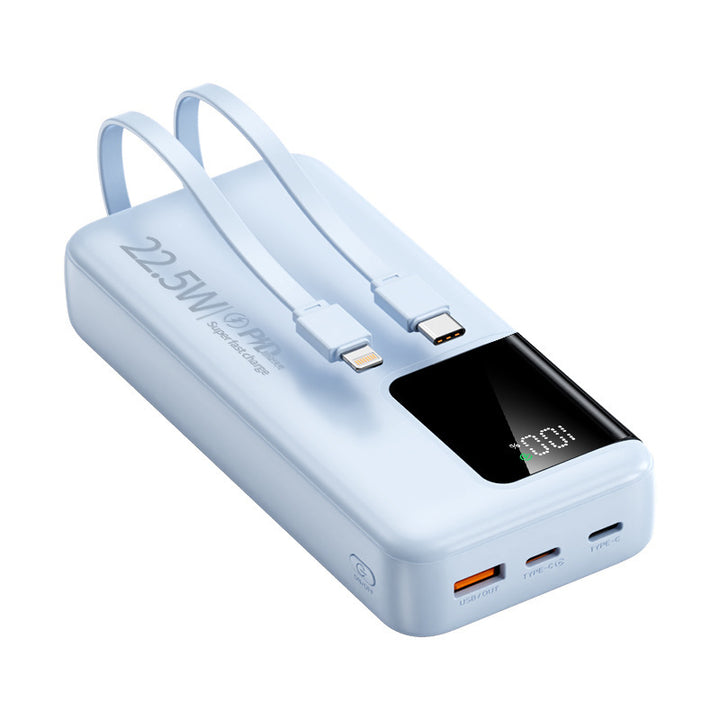 Power bank with dual fast charging ports and digital capacity display Bowlift