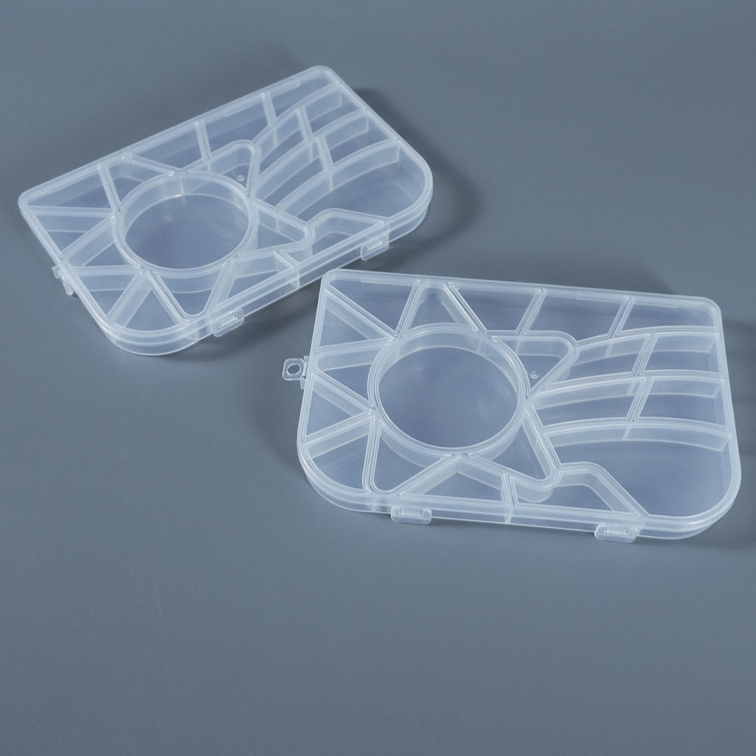 Clear Multi-Section Craft Organizing Box Bowlift