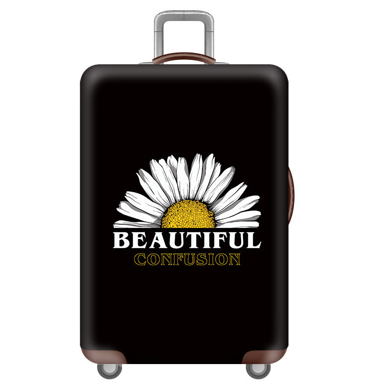 Women's Hardshell Travel Suitcase with Floral Decoration Bowlift