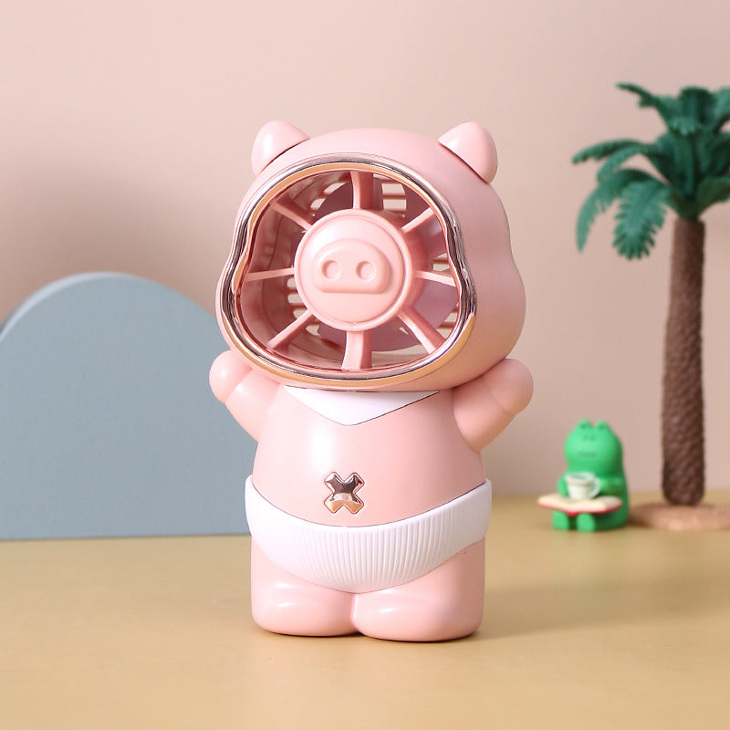 Unisex Creative Bear Fan Bowlift