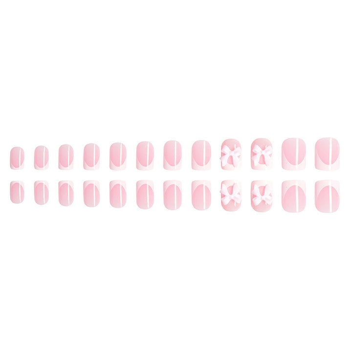 Artificial nails with cute bow designs Bowlift