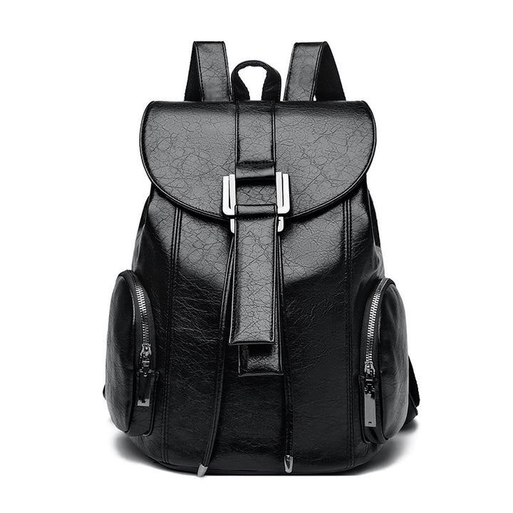 Retro Chic Vegan Leather Backpack Bowlift