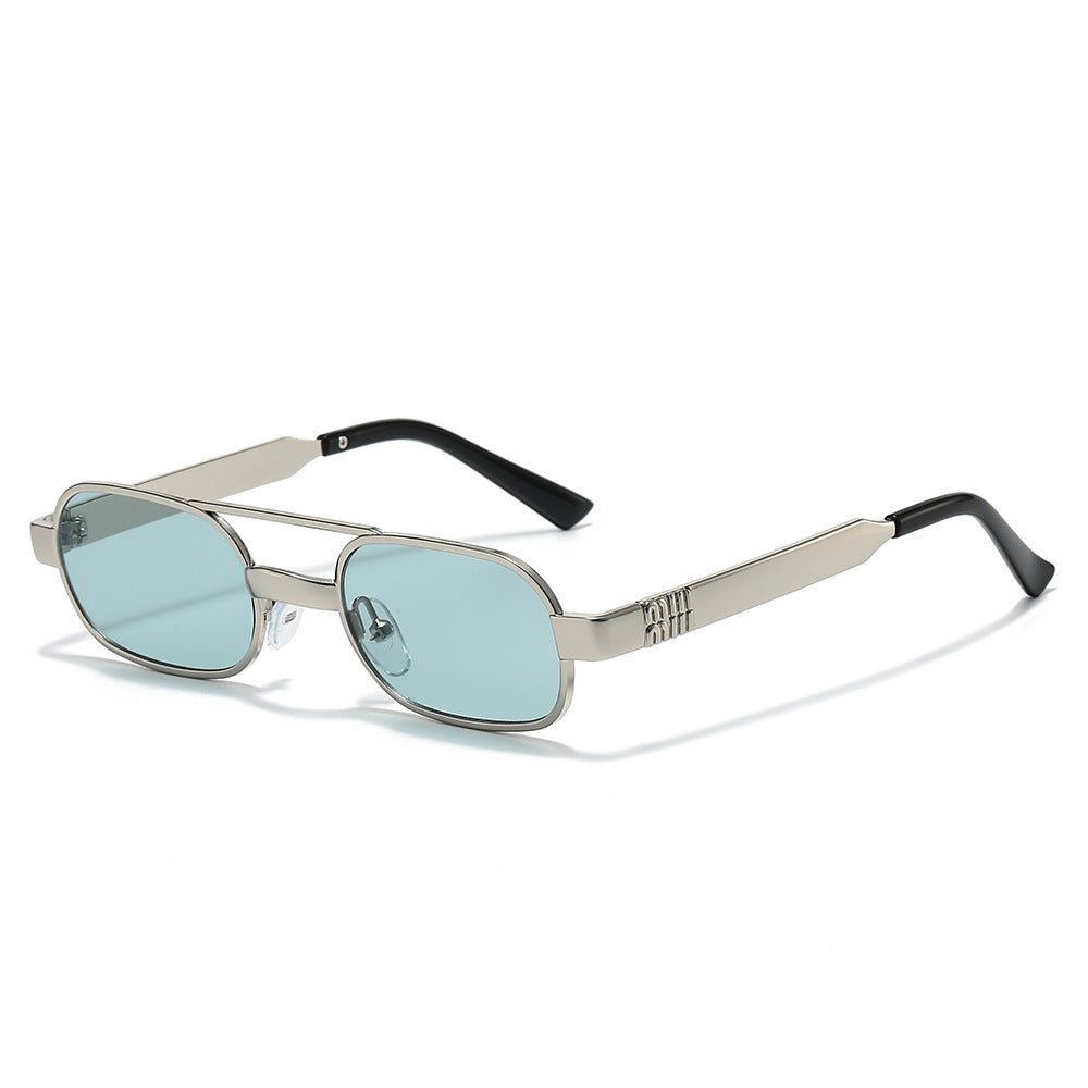 Fashion-Forward Retro Oval Frame Sunglasses Bowlift