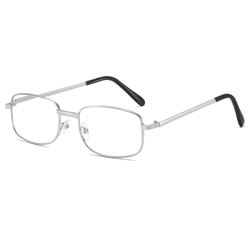 Lightweight Titanium Rectangular Optical Glasses with Adjustable Nose Pads Bowlift