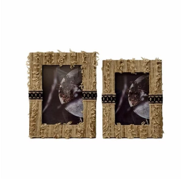 Rustic Texture Photo Frame Set