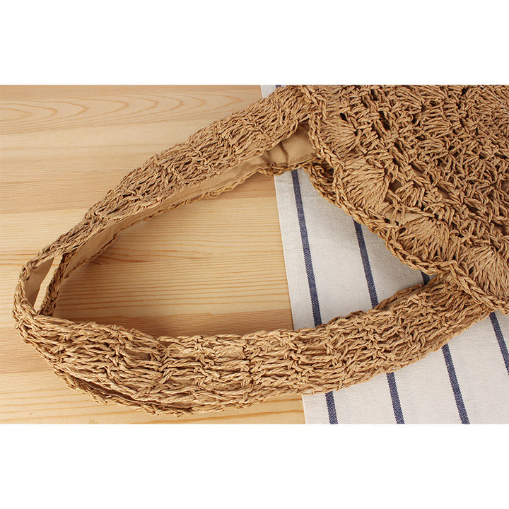 Handwoven bast bag Bowlift
