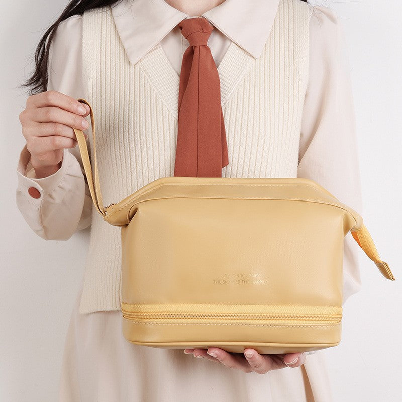 Travel-Friendly Cosmetic Pouch Bowlift