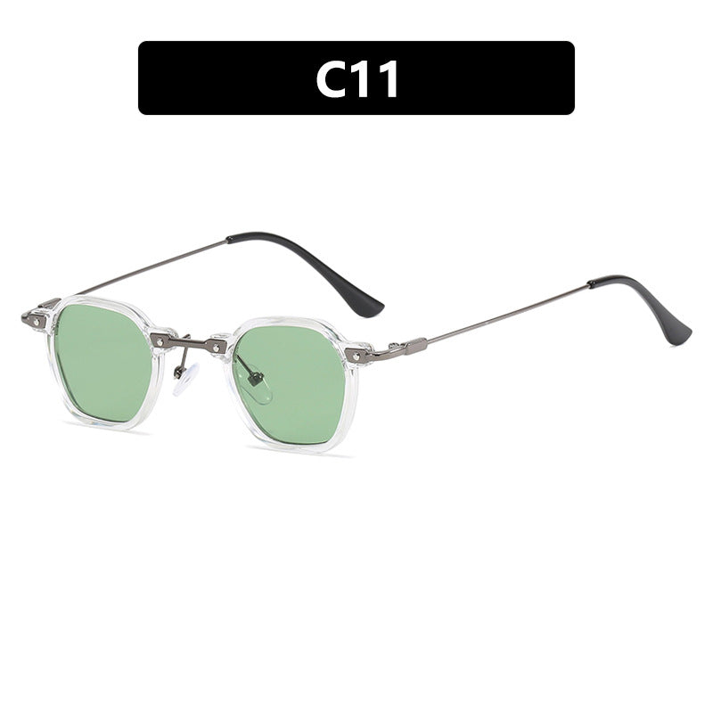 Ladies stylish sunglasses with unique hexagonal shape and sturdy frame Bowlift
