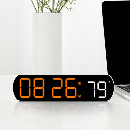 Digital table clock with temperature and date display Bowlift