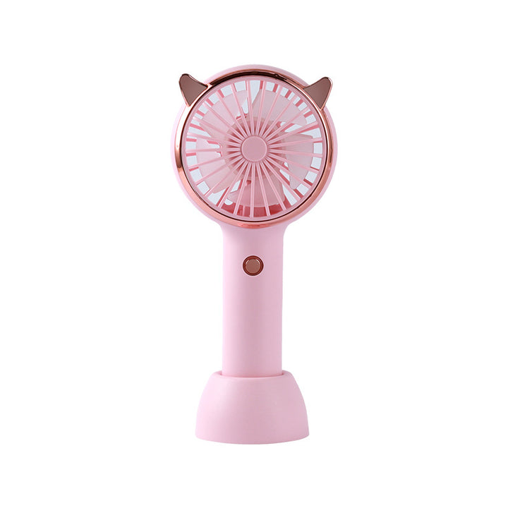 Women's portable hand fan with cat ears Bowlift
