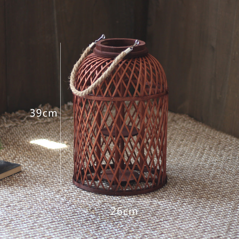 Handcrafted Rattan Lamp Bowlift