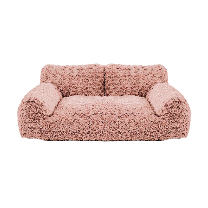 Plush Luxury  Sofa   Dog Bed