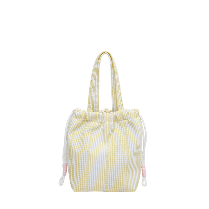 WoDrawstring Utility Tote Bag Bowlift