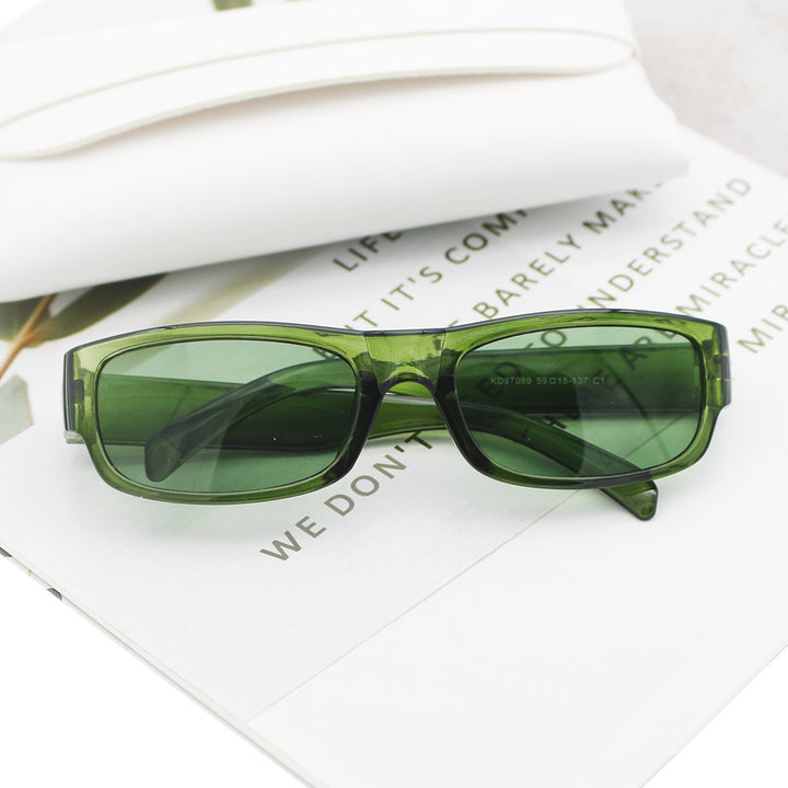 Women's fashionable sunglasses in stylish rectangular design Bowlift