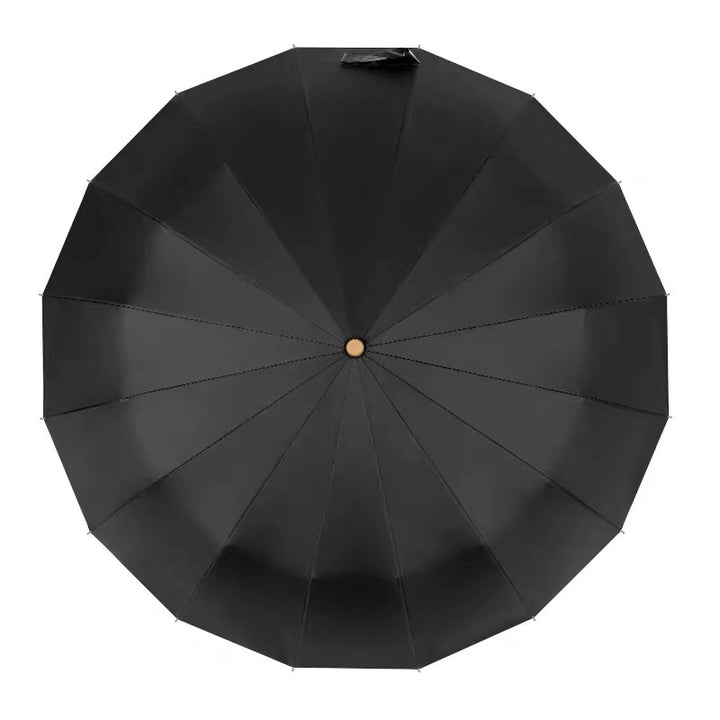 Women's Automatic Folding Umbrella with Ergonomic Handle and Wind-Resistant Technology Bowlift