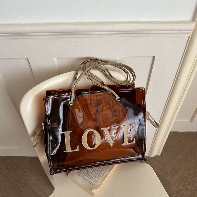 Fashionable Transparent Tote Bag