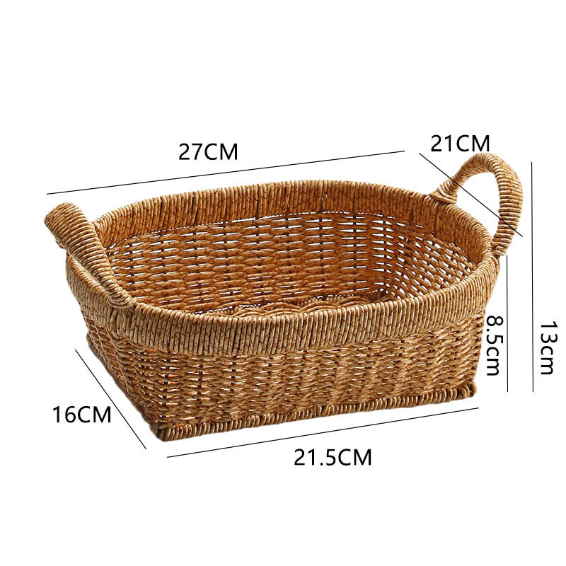 Handcrafted Decorative Woven Storage Basket Bowlift