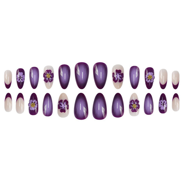 Floral Nail Art Design Bowlift