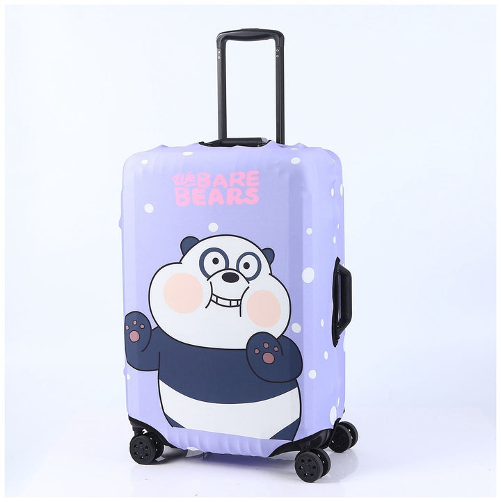 Tropical Leaf Print Hard Shell Luggage Bowlift