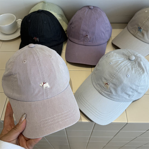 Women's Casual Washed Cotton Baseball Cap Bowlift