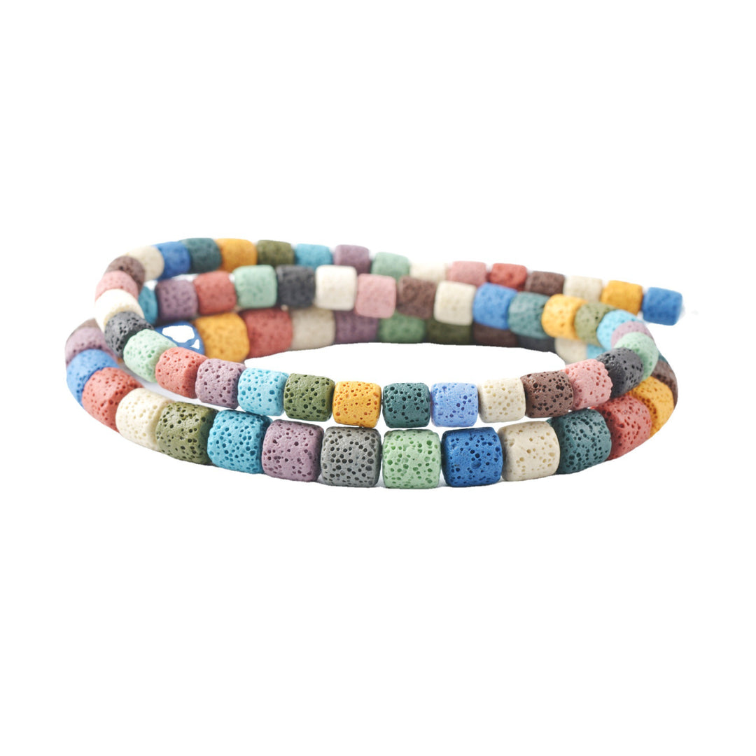 Natural Lava Stone Bead Necklace Bowlift