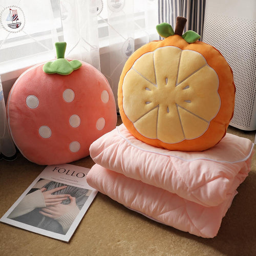 Plush pillow in fruity design Bowlift