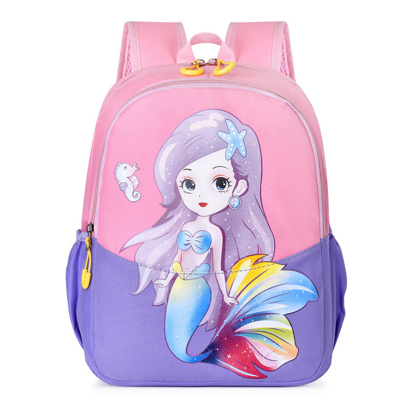 Mermaid-Themed School Backpack Bowlift