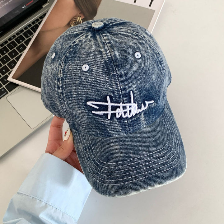 Stylish Denim Baseball Cap