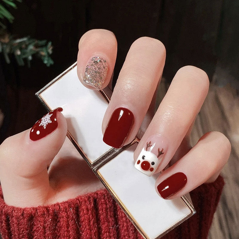 Fun Character-Themed Press-On Nail Art Bowlift