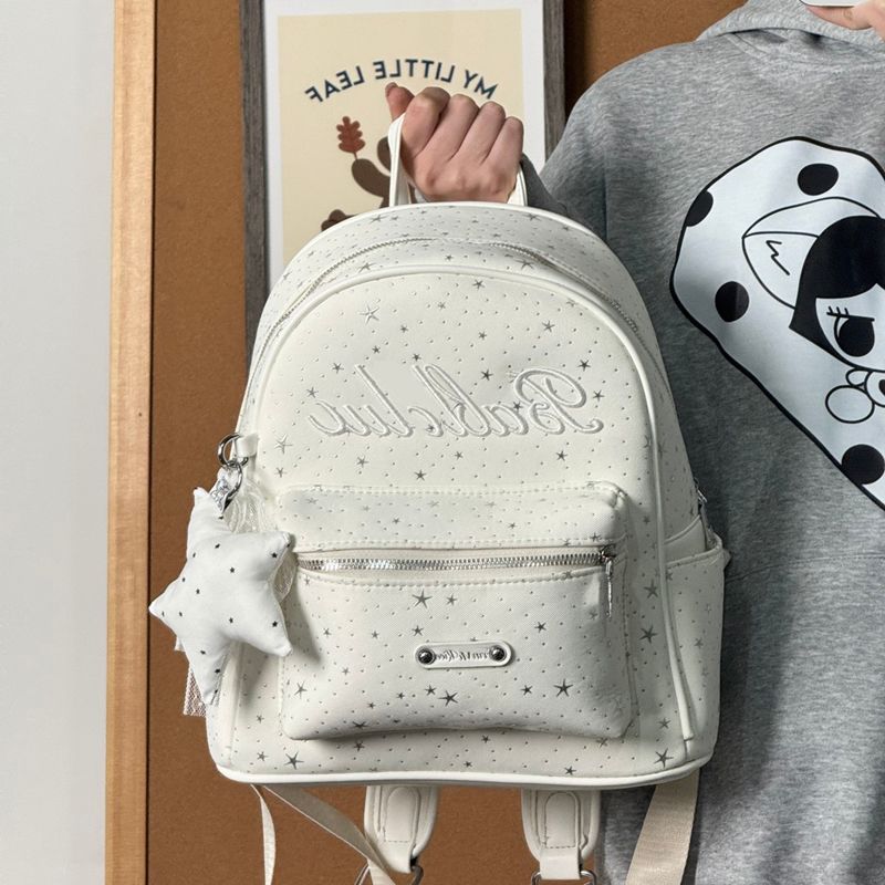 Star-Embellished Mini Backpack Bowlift