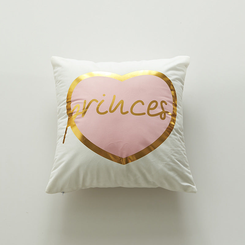 Heart-Themed Decorative Pillow