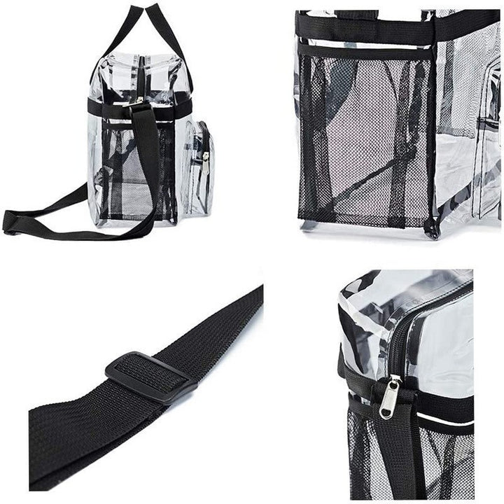 Transparent Tote Bag with Multiple Compartments Bowlift