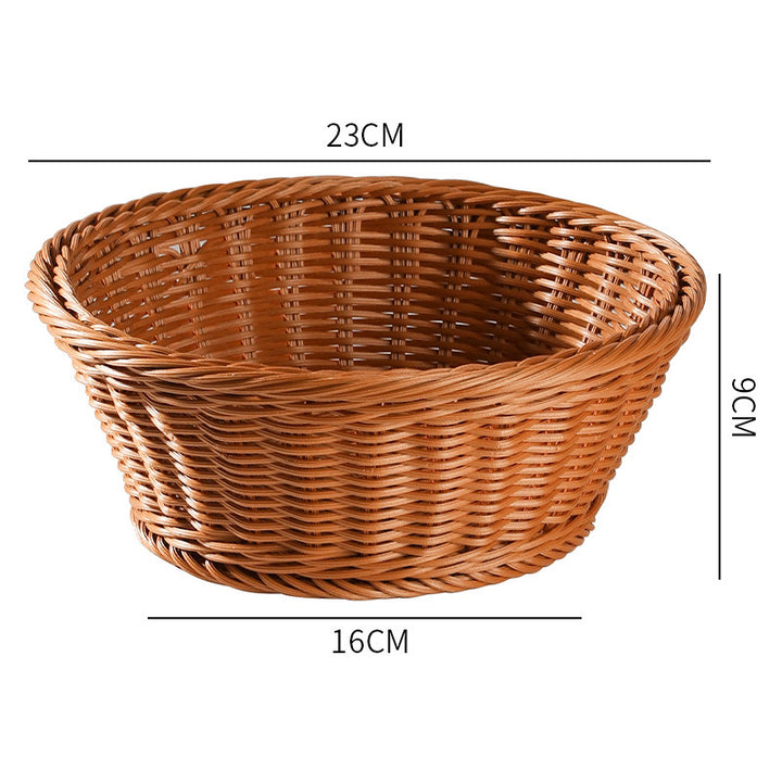 Decorative Woven Storage Basket Bowlift