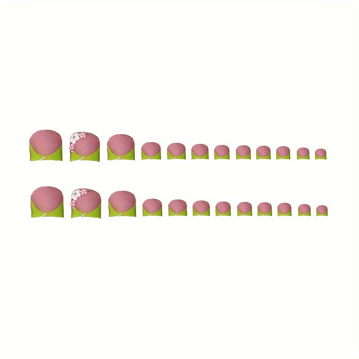 Floral Fantasy Press-On Nail Set Bowlift