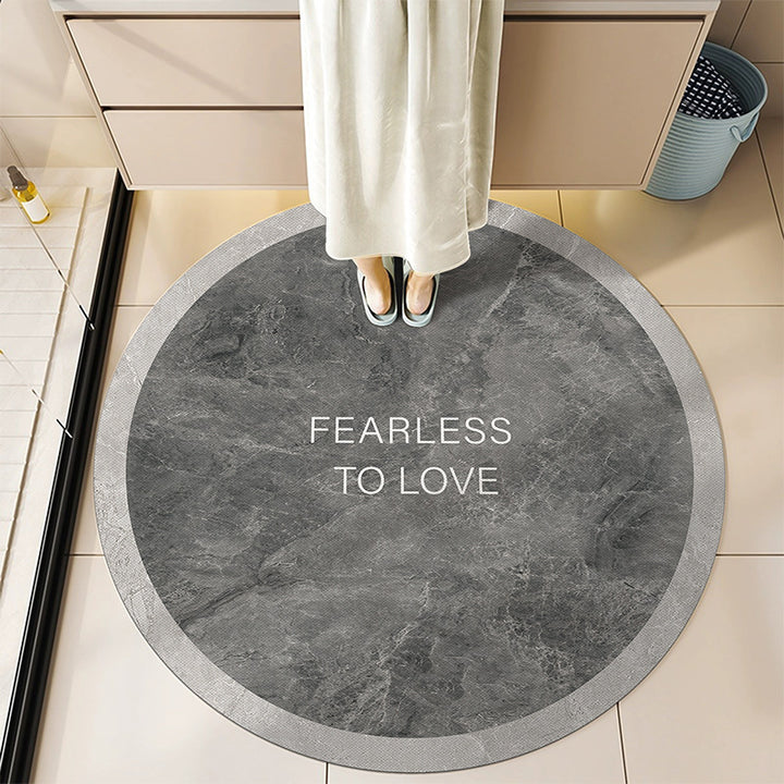 Round Decorative Bath Mat Bowlift