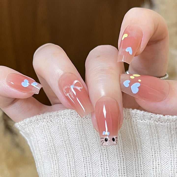 Decorative Nail Art Press-On Nails Bowlift